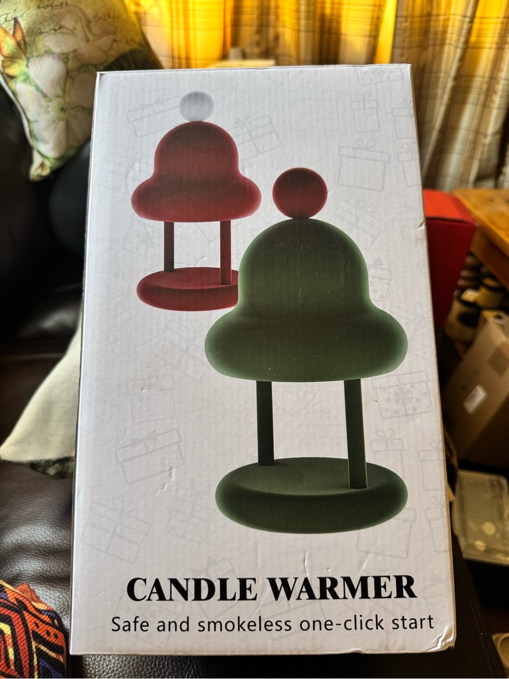 Candle Warmer Lamp -  Color Green